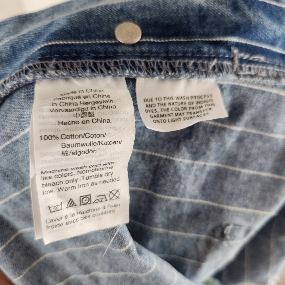 Madewell Pinyon Short Overalls in Pinstripe - Picture 11 of 13